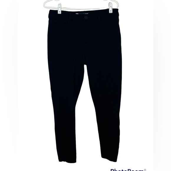 Kut From The Kloth MIA Fab AB Toothpick Skinny Black Pants Sz 6 - Picture 1 of 8